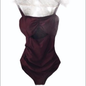 Kate Spade Sumac Red One Piece Swimsuit